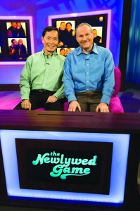 First-ever same-sex couple, George Takei and Brad Altman on "The Newlywed Game".