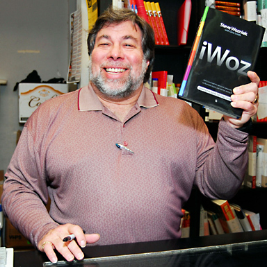 Apple Co-Founder, Wozniak is the hero of one Genius.  He stated that he was reading Wozniak's biography.