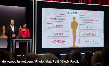 2015 Oscars Nominations Announcement, Best Picture